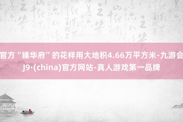 官方“臻华府”的花样用大地积4.66万平方米-九游会J9·(china)官方网站-真人游戏第一品牌