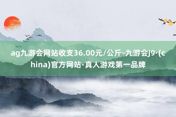 ag九游会网站收支36.00元/公斤-九游会J9·(china)官方网站-真人游戏第一品牌