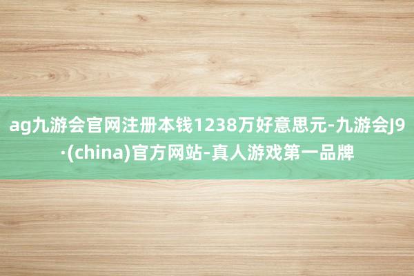 ag九游会官网注册本钱1238万好意思元-九游会J9·(china)官方网站-真人游戏第一品牌