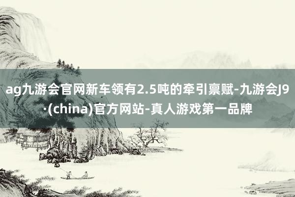 ag九游会官网新车领有2.5吨的牵引禀赋-九游会J9·(china)官方网站-真人游戏第一品牌