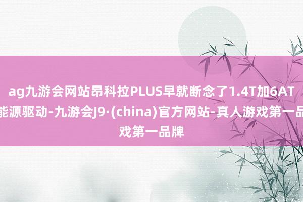 ag九游会网站昂科拉PLUS早就断念了1.4T加6AT的能源驱动-九游会J9·(china)官方网站-真人游戏第一品牌