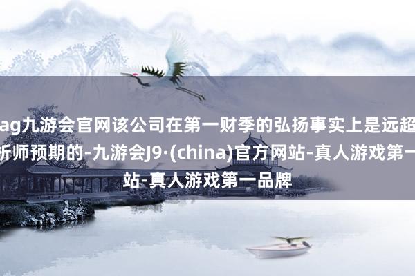 ag九游会官网该公司在第一财季的弘扬事实上是远超于分析师预期的-九游会J9·(china)官方网站-真人游戏第一品牌