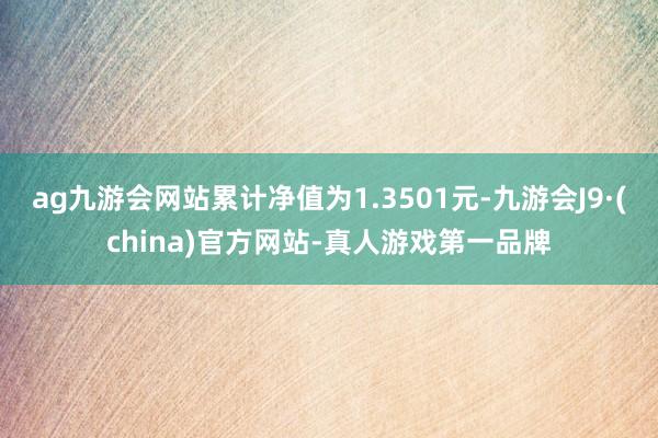 ag九游会网站累计净值为1.3501元-九游会J9·(china)官方网站-真人游戏第一品牌