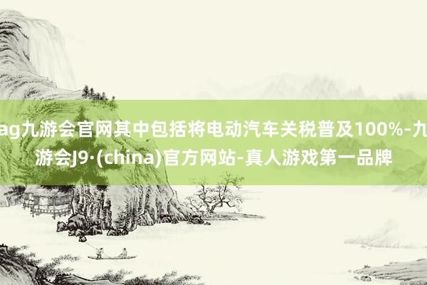 ag九游会官网其中包括将电动汽车关税普及100%-九游会J9·(china)官方网站-真人游戏第一品牌